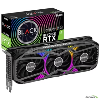 이엠텍 지포스 RTX 3070 BLACK EDITION OC D6 8GB LHR 그래픽카드