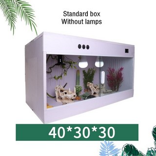 파충류 테라리움 분리형 먹이 상자 거북이 도마뱀 부화 컨테이너 사육 탱크 파충류 양서류 서식지, 1.40-30-30cm-1, 1개