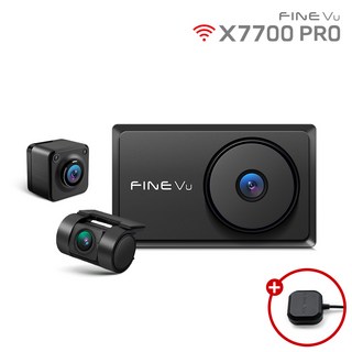 [골든보상판매][64GB로업]파인뷰 X7700 PRO GPS 와이파이 블루투스 동글 QHD 차량용블랙박스 2채널 실내/페달블랙박스 3채널블랙박스 확장 저전력, X7700 PRO 출장설치(단품)+BT+Wi-Fi동글, 32GB