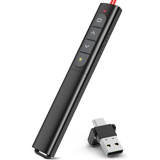 2-in-1 USB 타입 C 프레젠테이션 클리커