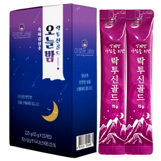 편안한 오늘밤 락투신골드 잠 잘오는 흑하랑상추 액상스틱, 1개