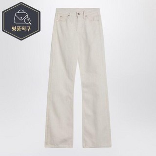 매장정품 25 SS 캘빈클라인 릴렉스 플레어 베이지 진 인 린넨 블렌드 008263CO B0051774414 1342342