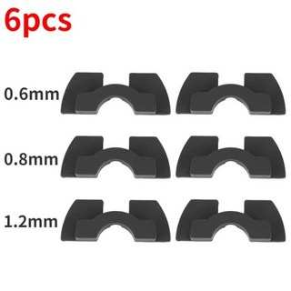 3pcs 전기 스쿠터 부품/액세서리 고무 패드 극 Shakeproof 쿠션 실리콘 진동 댐핑 샤오미 Mijia M365/Pro, [02] 6pcs Black