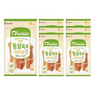 굽네듀먼 HACCP 강아지육포 국산닭가슴살, 7팩, 50g