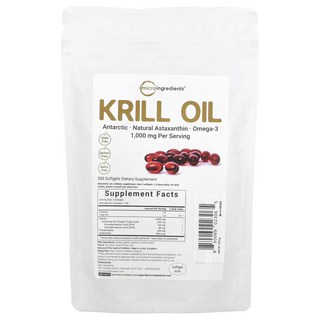 Micro Ingredients 크릴 오일 소프트젤 300정, MicroIngredients크릴오일소프트젤300정