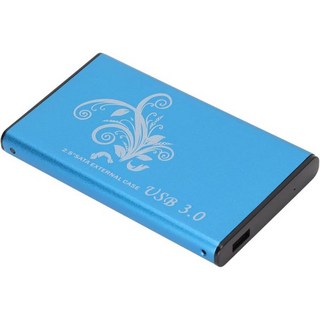 Zopsc 하드 드라이브 인클로저 4TB 2.5인치 USB 3.0 외장 노트북 데스크톱용 알루미늄 합금 인클로저블루, Zopsc 하드 드라이브 인클로저 4TB 2.5인치 U