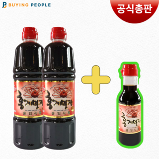 홍일 홍게맛장 900ml 2EA+200ml 편스토랑 영웅재중 김재중 장민호 진서연 이상엽 남보라 맛간장 홍게간장 간장 W.A.T.B, 1개