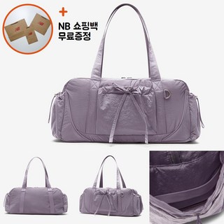 뉴발란스 글로시 리본 더플백