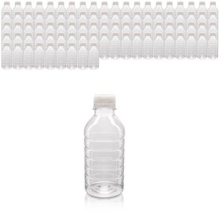 경진기업 페트병 신형 280ml 생수원형 90개 30파이 흰색 마개포함