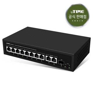 EFM ipTIME PoE8003 스위치허브, 1개