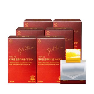 아르디엠 리포좀 글루타치온 하이퍼X 필름 380.5mg x 30매, 6개, 30회분