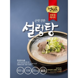 정성온 설렁탕 600g, 5개