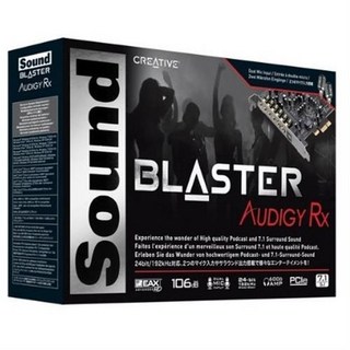 크리에이티브 사운드 블라스터 Audigy RX 사운드 카드, 70SB155000001, 1개