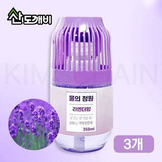 산도깨비 물의정원 실내 방향제 라벤더향 350ml, 3개, 라벤더