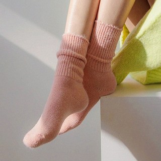 라크삭스 따뜻한 니트 앙고라 겨울 여성 기본양말
