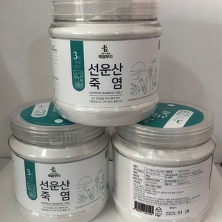 선운산죽염 3회죽염 200g 800g세트, 3개, 800g