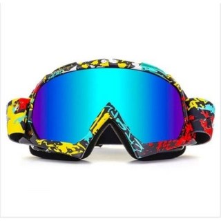 남성 여성 청소년을 위한 Zsling OTG 스키 스노우 고글 자외선 차단 안개 방지 스노우보드, Colorful