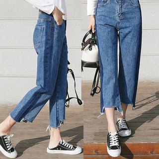 마더라이크 JS.237 임산부 컷팅 데님팬츠