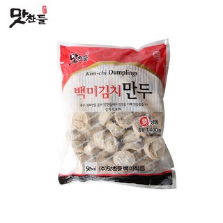 맛찬들백미식품 김치만두1.4kg, 1.4kg, 1개