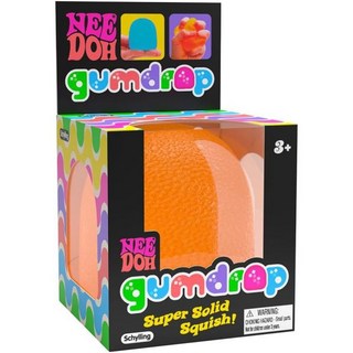 Schylling NeeDoh 실링 니도 검드롭 로제 스트레스볼 - 무작위 컬로 1팩, GumDrop Colors may vary - 1 Pa