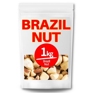 The큰나무 햇 브라질너트 반태 페루산 브라질넛트 무염 견과류, 500g, 2개