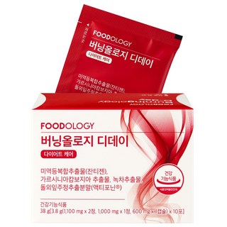 푸드올로지 버닝올로지 디데이 다이어트 케어, 38g, 1개