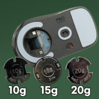 매끈한마감 지슈라 무게추 로지텍 GPRO 마우스 호환 부품, 특수형, 10g