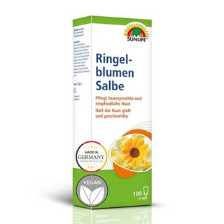 [B00VU2QACO] SunlIfe SUNLIFE 메리골드 100 ml - 추출물이 함유된 호호바 오일 비타민 E 및 알란토인이 크림 받고 민감한 를, [05]100 ml (1er Pack)