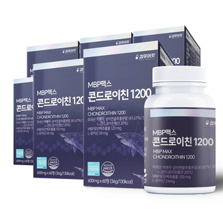 미국산 저분자 상어연골 콘드로이친 1200 MBP 식약처 HACCP 인증 킵유어핏, 60정, 6개