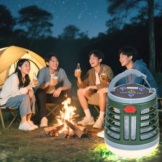 캠핑 모기 퇴치등 가정용 포충기 벌레 포충등 트랩 초음파 램프 전기 캠핑 야외 실내, W882(녹색)