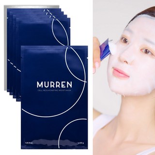 뮤렌 셀 리쥬브네이팅 모이스트 마스크팩, 1개, 5개입