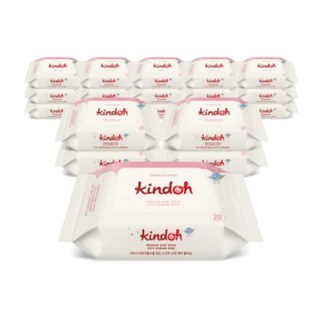 보습관리 신세계 규격 킨도 물티슈 레드 휴대용 1박스 20매*20팩[리뉴얼]케어4777464