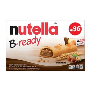 [미국 코스트코 상품] 누텔라 B-ready 초코바 대용량 Nutella B-Ready Crispy Wafers 36ct, 36개