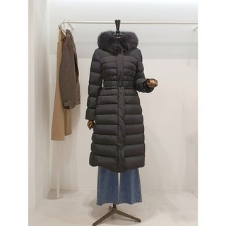 ZOOC zooc 주크 사가폭스퍼 구스 벨티드 롱 패딩점퍼 V244PSG939