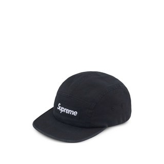 Supreme 캠프 II '24SS 블랙' 캡 모자