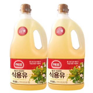 해표 식용유 1.8Lx2개, 1.8L, 2개