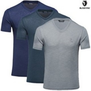 블랙야크 [BLACKYAK] 24년S/S 이월특가 아웃도어 남성반팔티 일상생활에 편하게 하지만 확실한 땀배출이 가능한 반팔 브이넥 M필드센서브이넥티S#1 1BYTSM4025