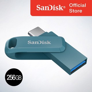 샌디스크코리아 공식인증정품 USB 메모리 Ultra Dual Go 울트라 듀얼 고 Type-C OTG SDDDC3 256GB 나바지오블루, 1개
