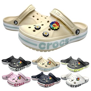 [크록스 정품] CROCS 바야밴드 클로그 슬리퍼 +모아츄 악세세리 포함