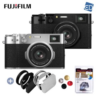 [후지필름] 후지정품 FUJIFILM X100VI +액정필름 + 호환용 사각 후드 + 셔터버튼 /ED, FUJIFILM X100VI 실버