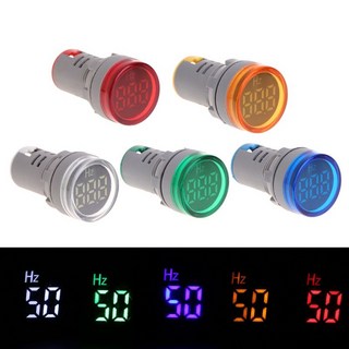 전기요금 측정기 전력량계 전기계량기 소비전력 계측기 디지털전력미터 22mm led ac, 20-75hz 노란색, 1개