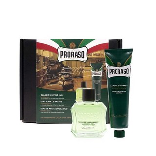 Proraso 프로라소 남성용 클래식 면도 크림 애프터 쉐이브 밤 오리지널 리프레시 포뮬러 모든피부용, 1개