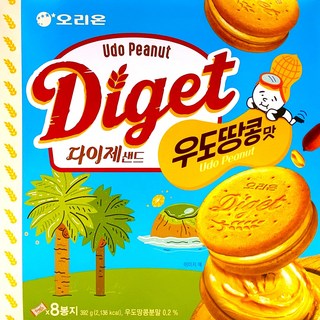 [농협 하나로마트] 다이제샌드 우도땅콩, 1개, 392g