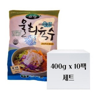 초정식품 물회육수 400g 10팩 세트, 10개