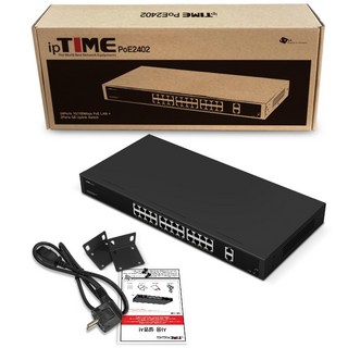 EFM ipTIME PoE2402 스위치허브 사용 모습