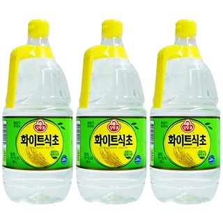 오뚜기 화이트 식초, 1.8L, 3개