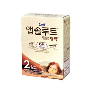앱솔루트 프리미엄 명작 스틱분유 2단계, 280g, 5개