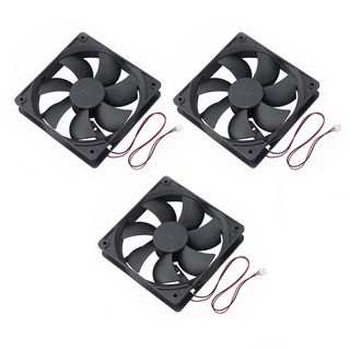 JK 쿨러120mm 쿨링팬 공냉식냉각 펠티어 열전소자 FAN, O9012. 쿨러-120mm 2핀 3개