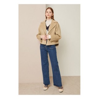 제이제이 지고트울 캐시미어 테일러드 크롭 코트 GMAM0CT90 494110 지고트코트