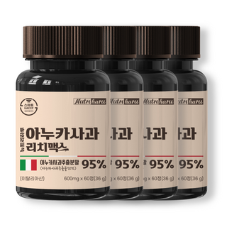 뉴트리하루 아누카사과 95% 비오틴 리치 맥스, 60정, 4개